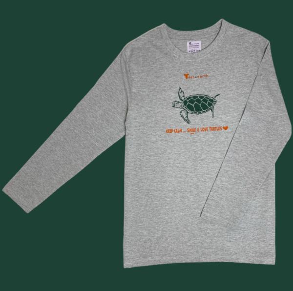 Tees.earth - Turtle & Orange Text